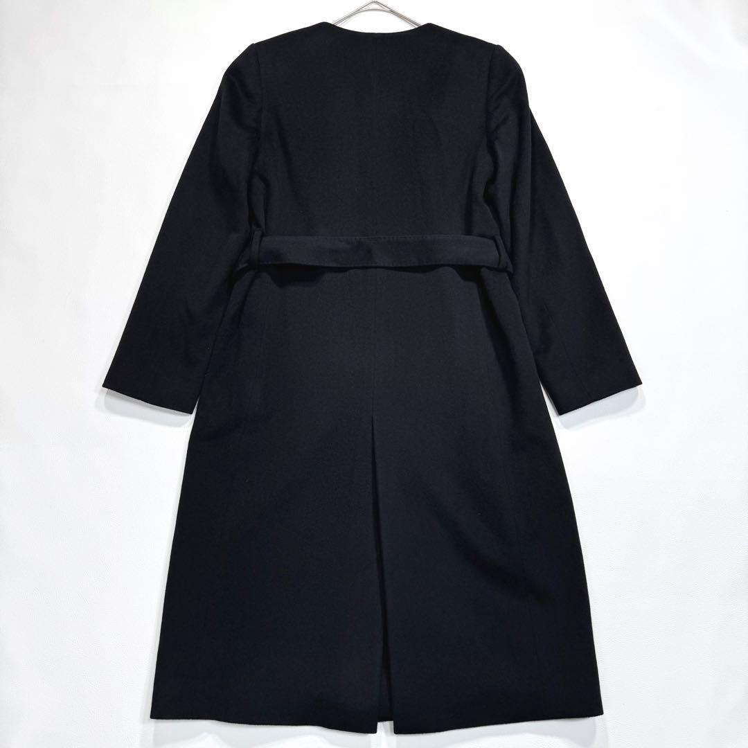 【近年モデル】トゥモローランドコレクション ノーカラーコート カシミヤ100％