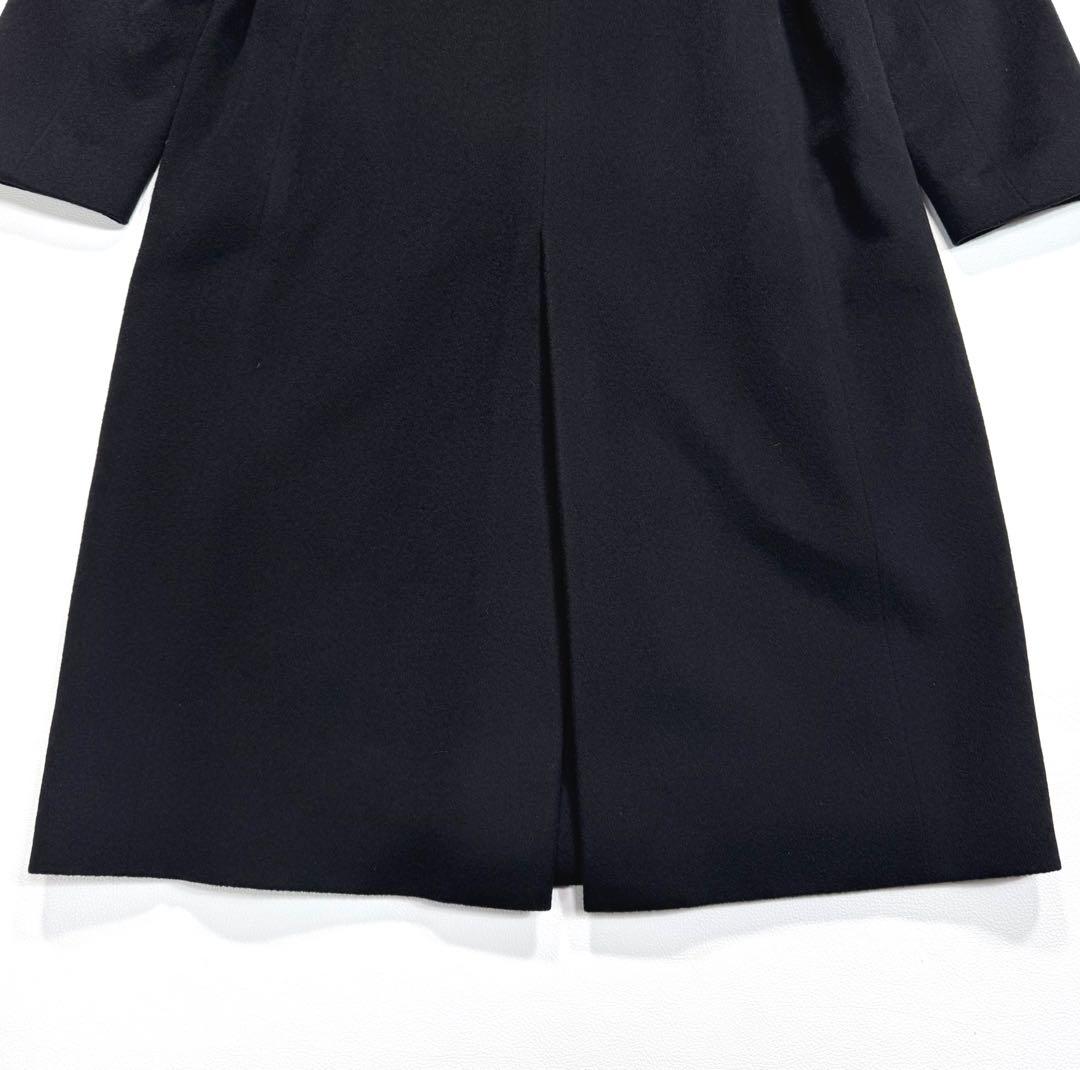 【近年モデル】トゥモローランドコレクション ノーカラーコート カシミヤ100％