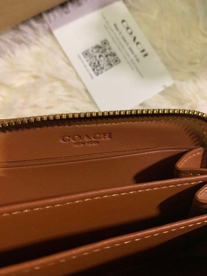 COACH ケース カードケース ブラウン・ベージュ