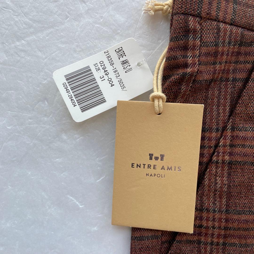 タグ付新品未使用　ENTRE AMISアントレアミ　スラックス　ジャケパン　秋冬