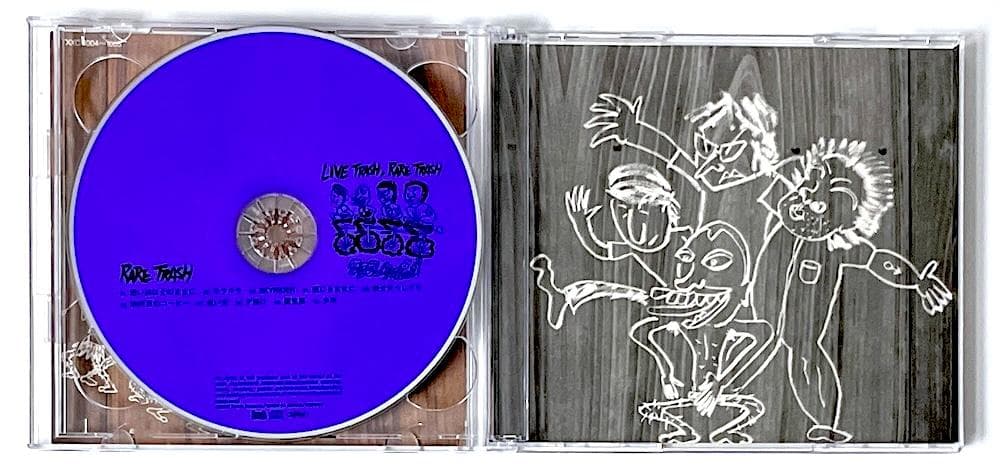 廃盤 限定盤 直筆サイン入り CD LIVE TRASH RARE TRASH