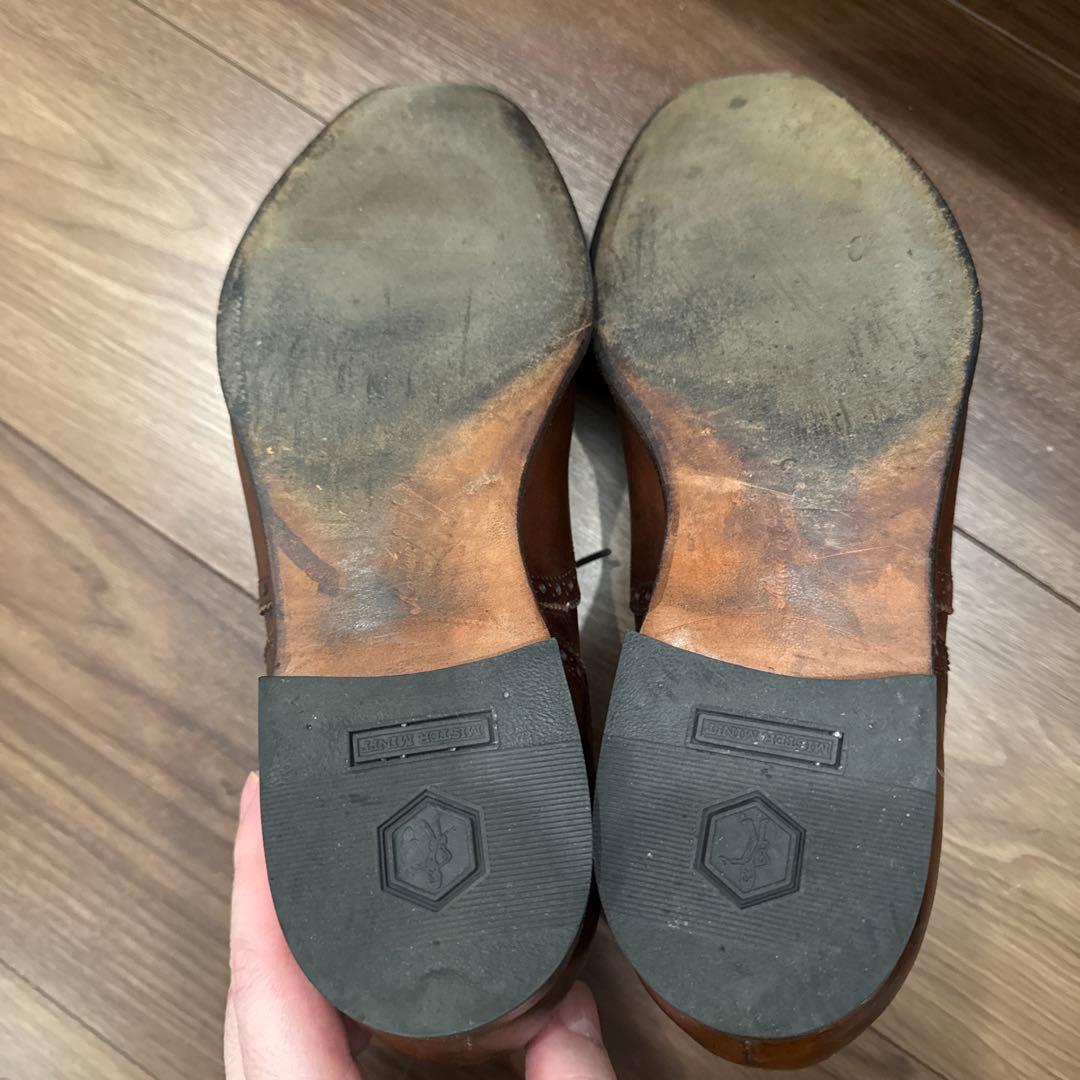 aさん/ブラウンレザー ドレスシューズ ウィングチップ