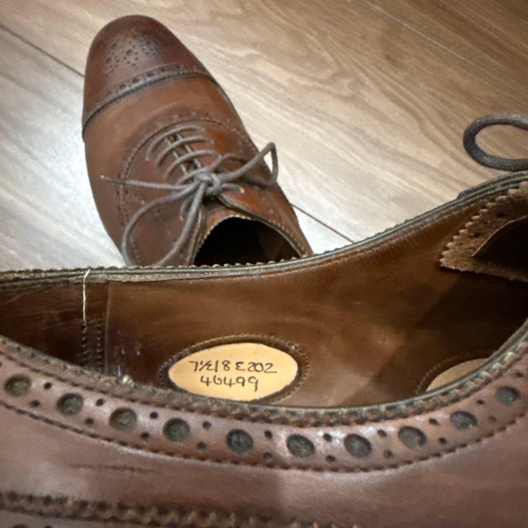 aさん/ブラウンレザー ドレスシューズ ウィングチップ