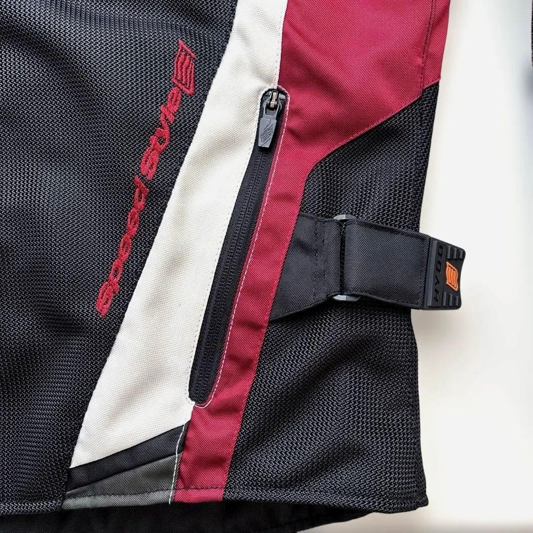 HYOD メッシュジャケット メンズLサイズ ブラック/レッド