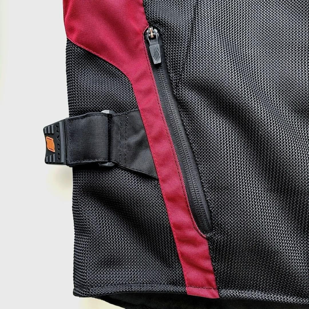 HYOD メッシュジャケット メンズLサイズ ブラック/レッド