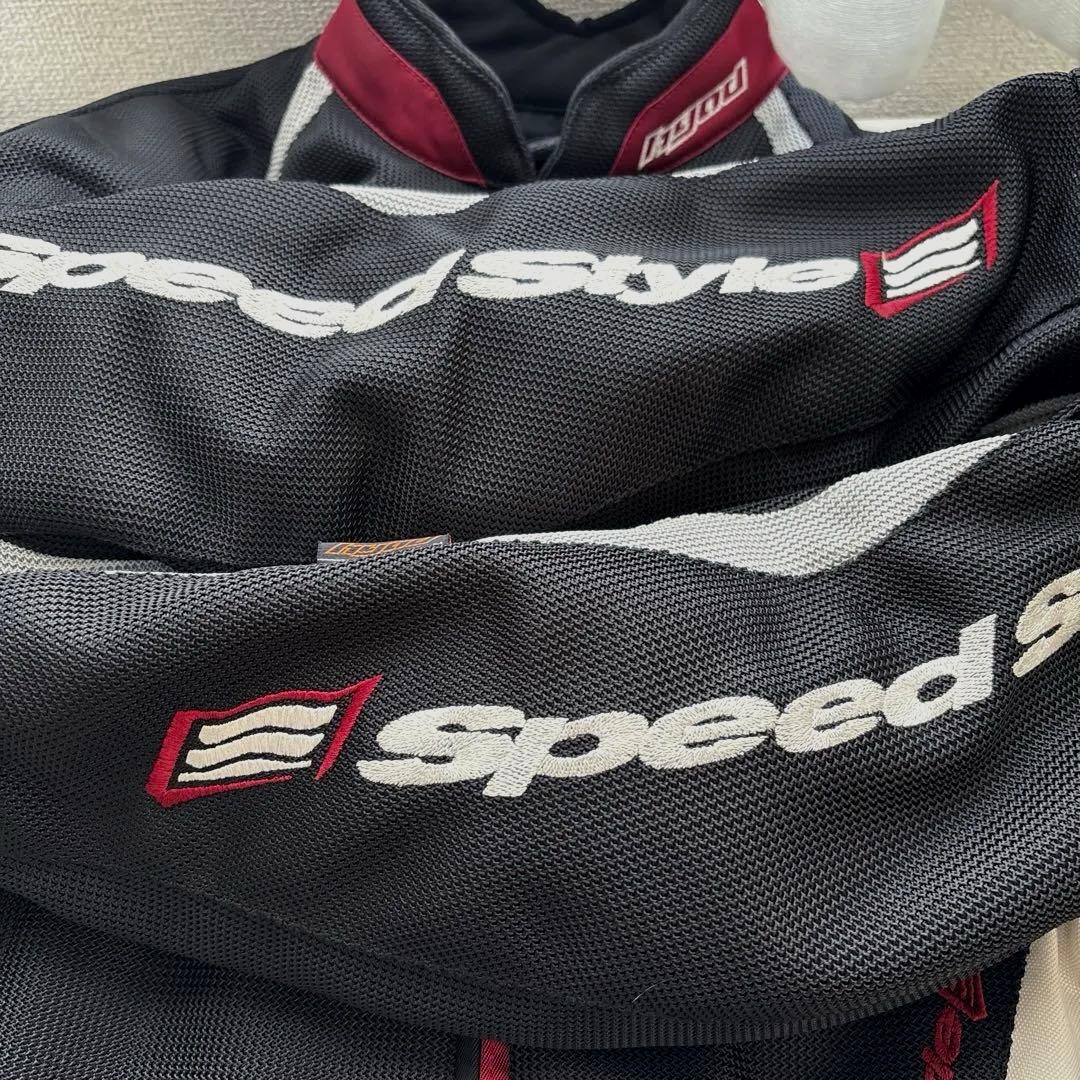 HYOD メッシュジャケット メンズLサイズ ブラック/レッド