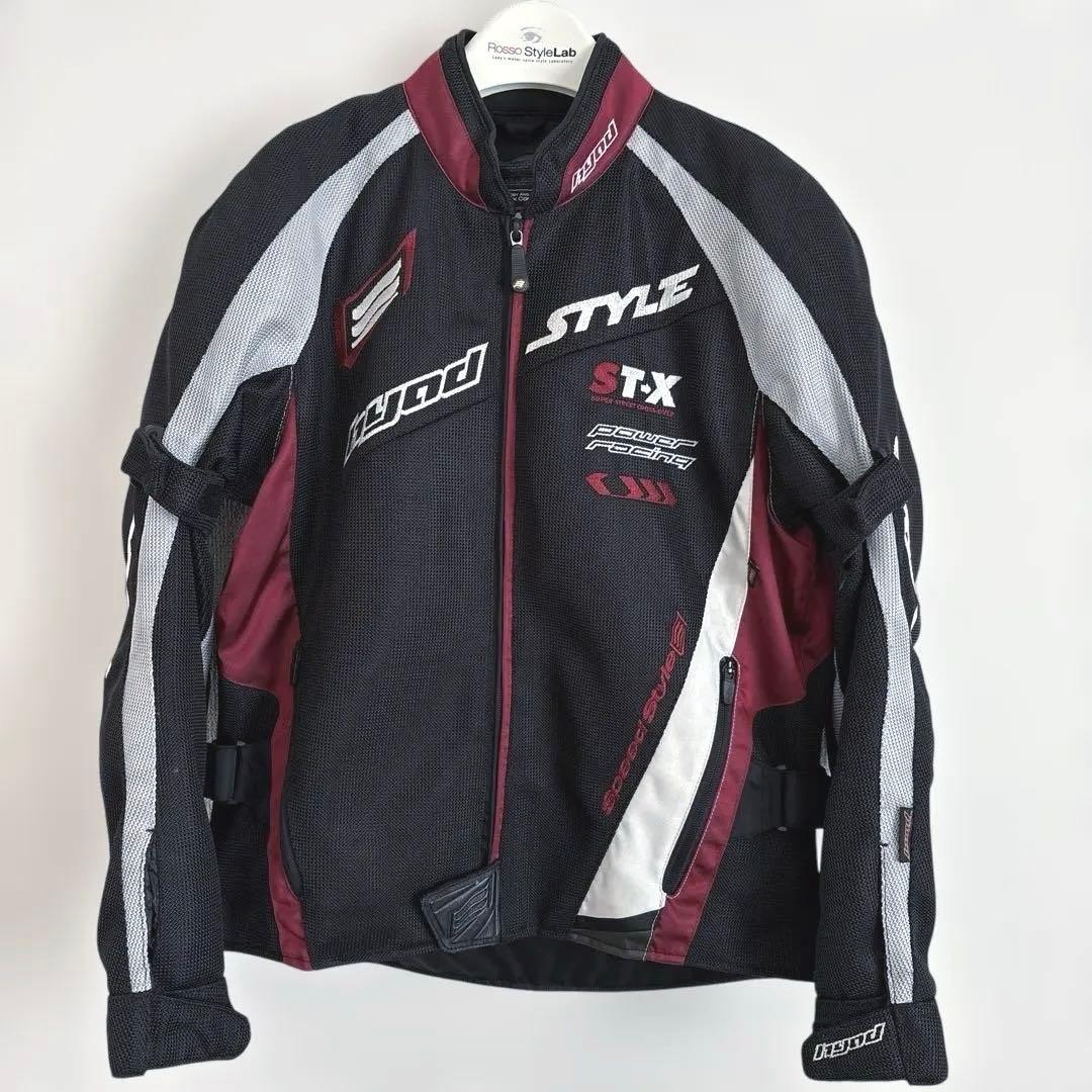 HYOD メッシュジャケット メンズLサイズ ブラック/レッド