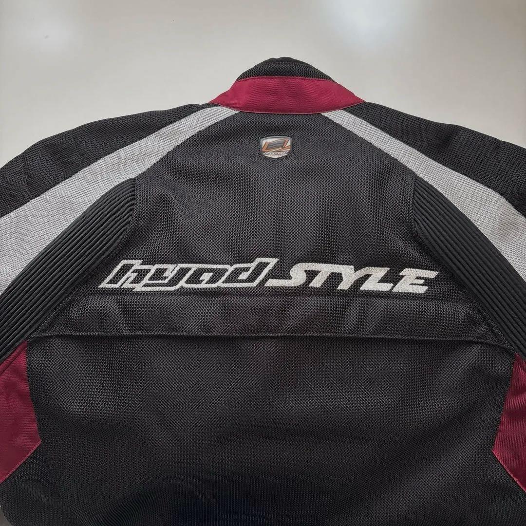 HYOD メッシュジャケット メンズLサイズ ブラック/レッド