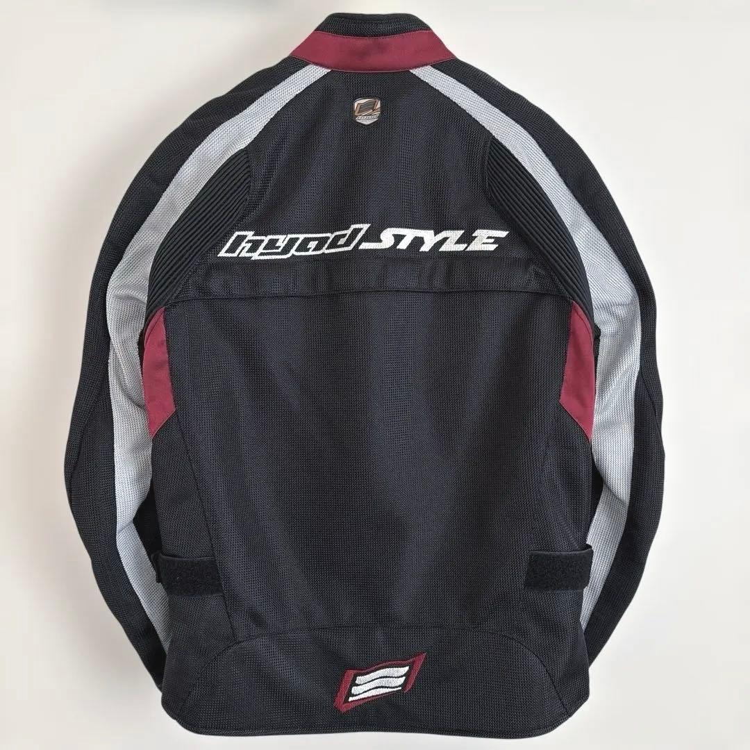 HYOD メッシュジャケット メンズLサイズ ブラック/レッド