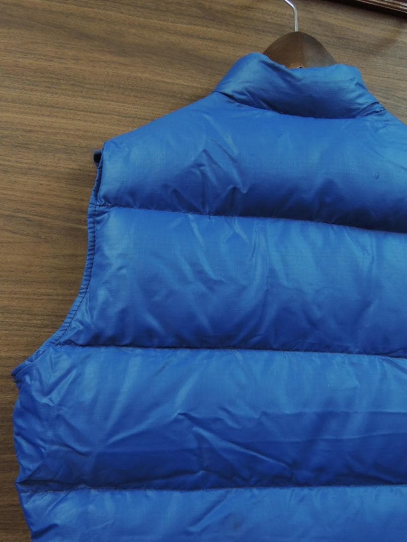 70S VINTAGE L.L.Bean筆記体タグ フルスナップ ダウンベスト