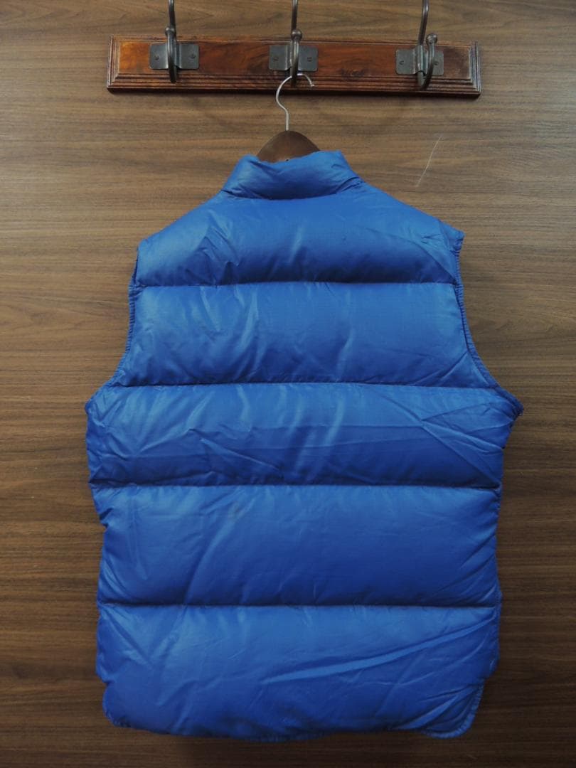 70S VINTAGE L.L.Bean筆記体タグ フルスナップ ダウンベスト
