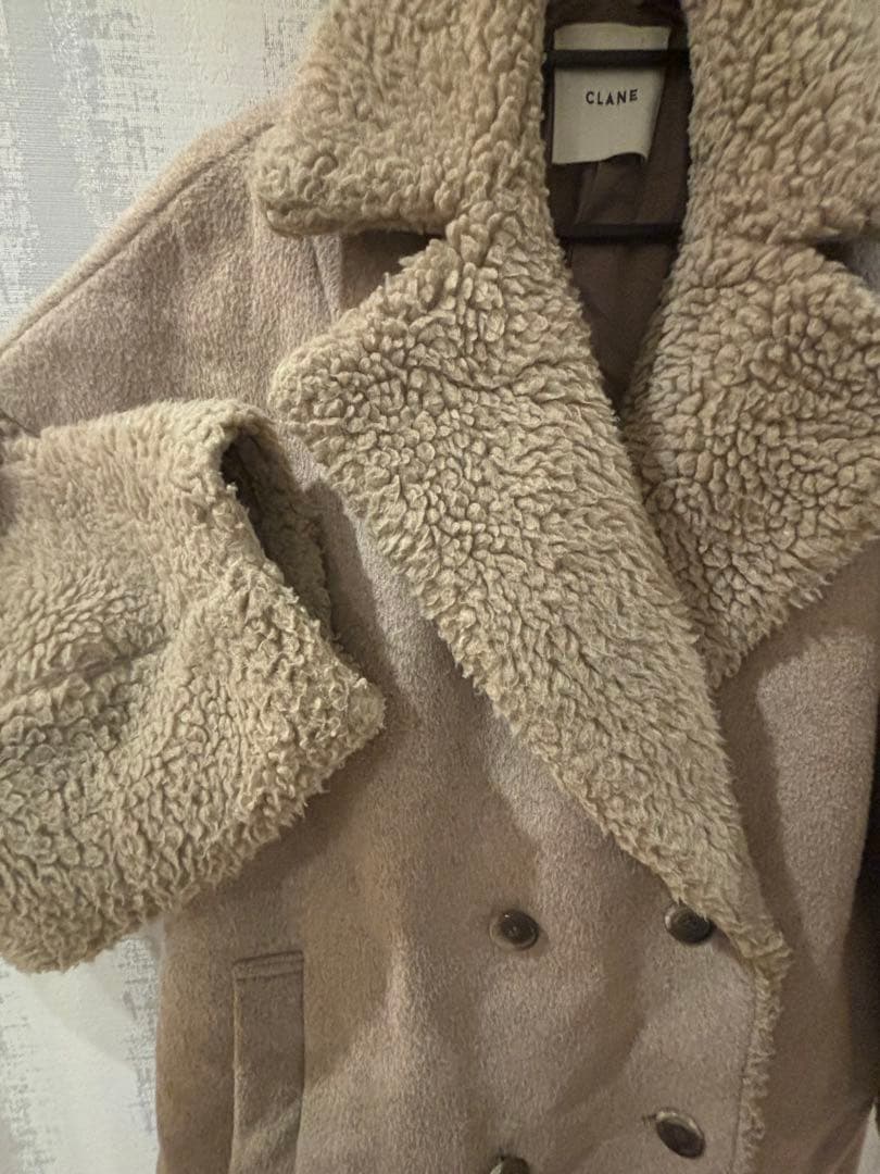 ジャケット・アウター CLANE/BOA COMBINATION COCOON P COAT