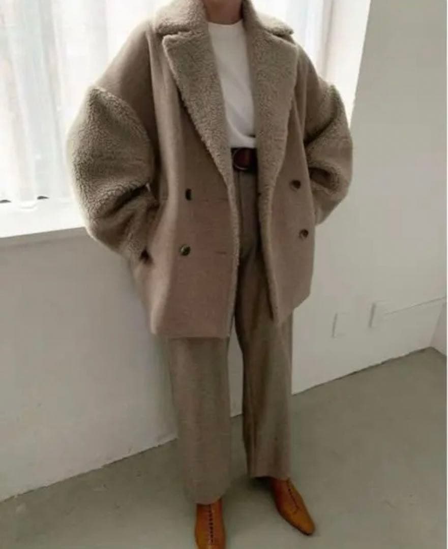 ジャケット・アウター CLANE/BOA COMBINATION COCOON P COAT