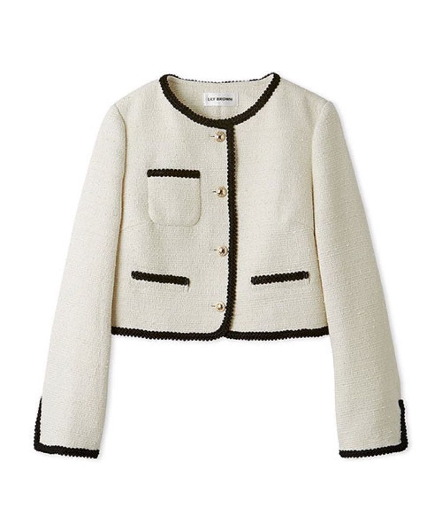 【本日限定価格】 リリーブラウン ツイードジャケット 新品