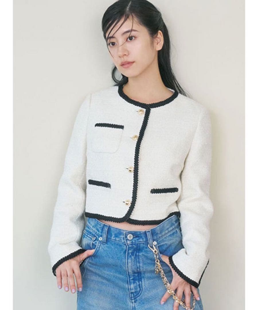 【本日限定価格】 リリーブラウン ツイードジャケット 新品