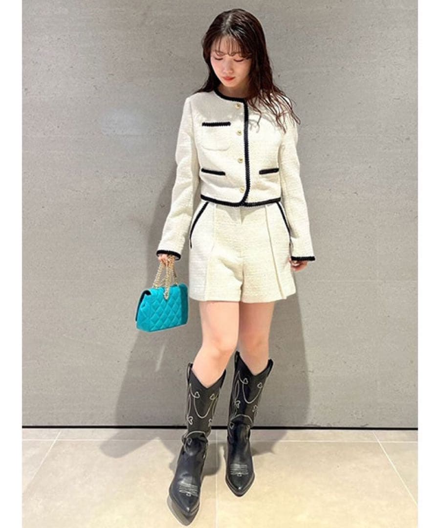 【本日限定価格】 リリーブラウン ツイードジャケット 新品