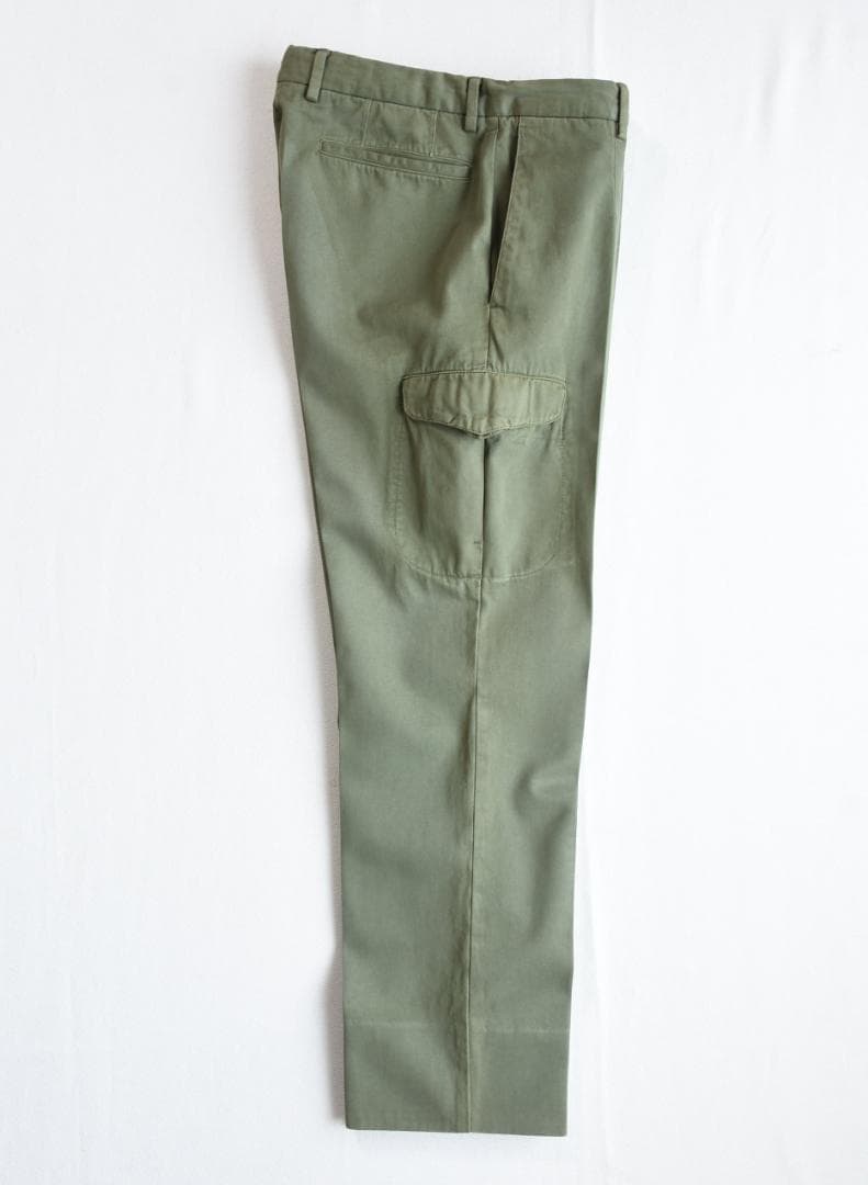 INCOTEX（インコテックス）ユーズド加工が施されたカーゴパンツ size46