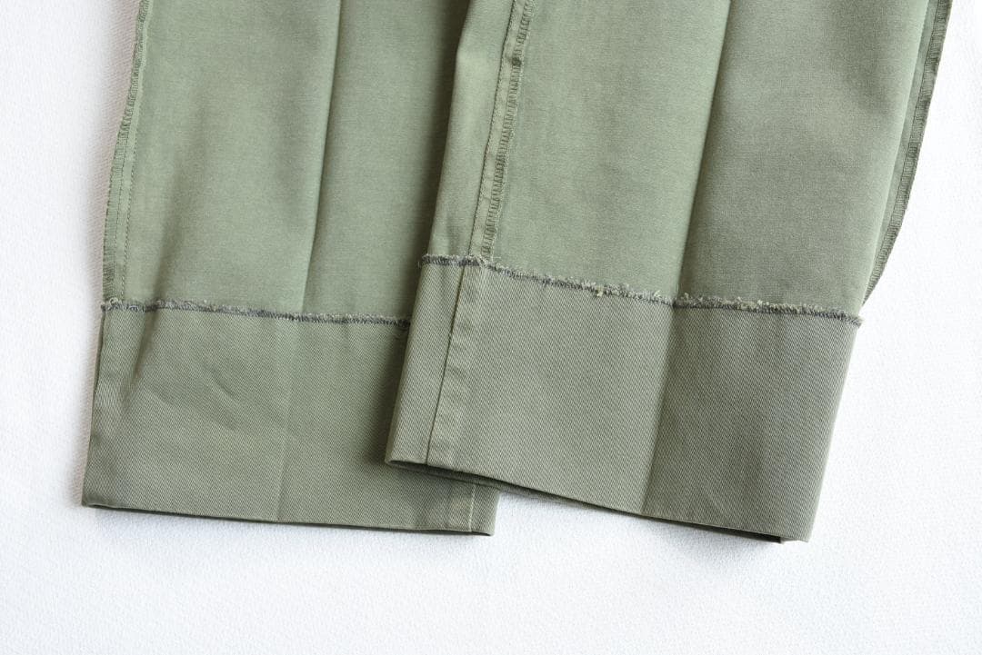 INCOTEX（インコテックス）ユーズド加工が施されたカーゴパンツ size46