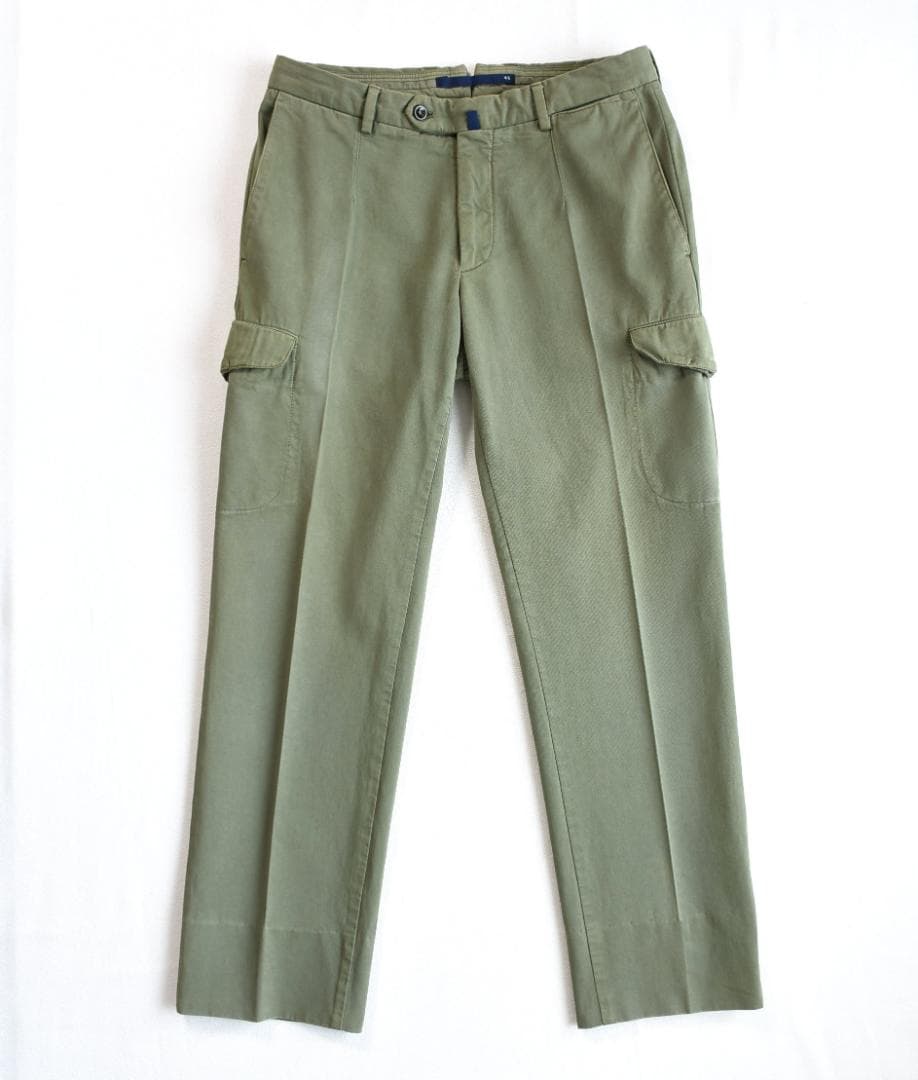 INCOTEX（インコテックス）ユーズド加工が施されたカーゴパンツ size46