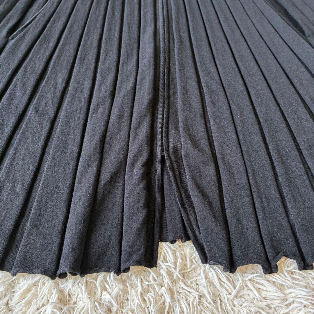 EPOCA エポカ 定価7.2万 プリーツケープジップニット ブラック 40