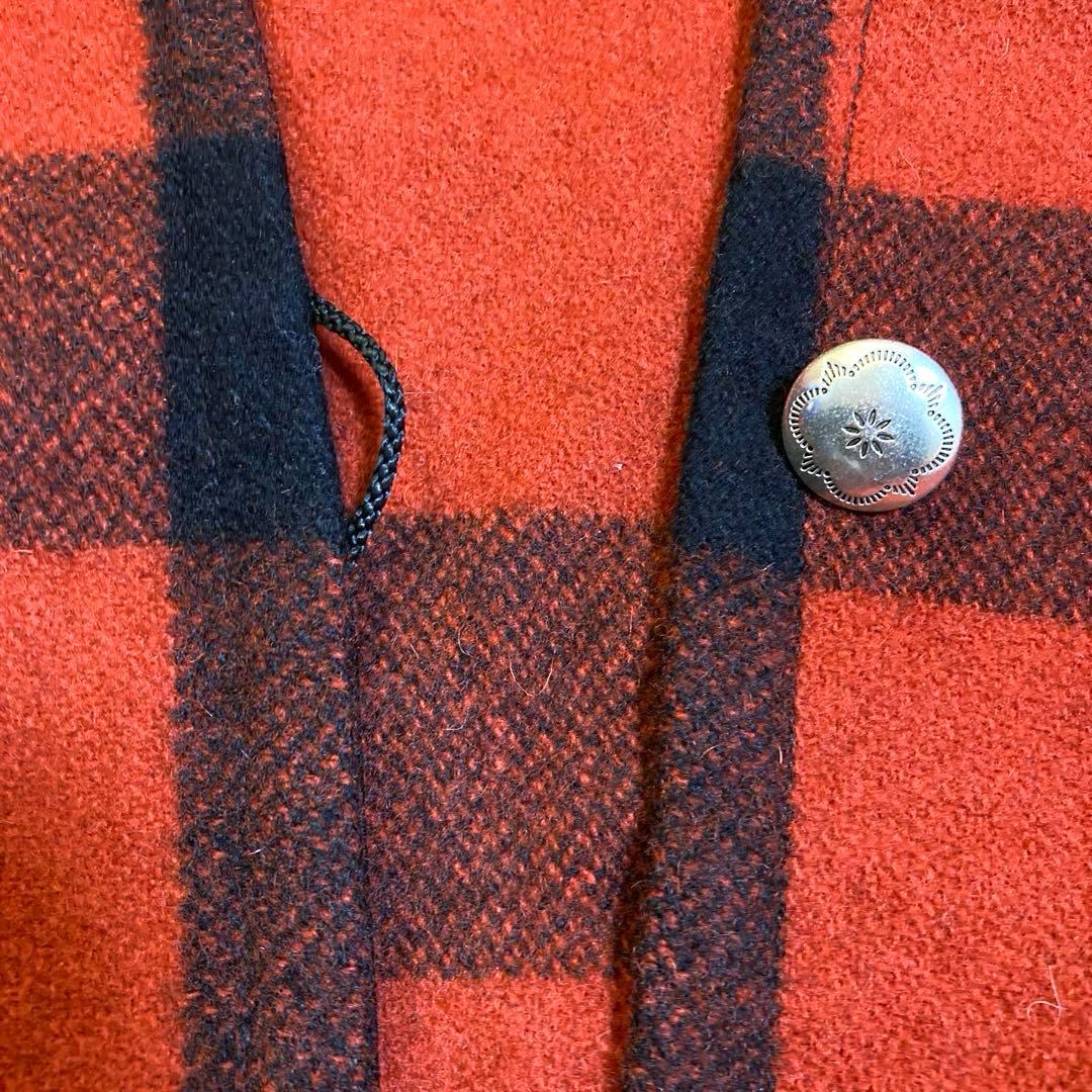 オアスロウ　orslow ウールノーカラージャケット　バッファローチェック