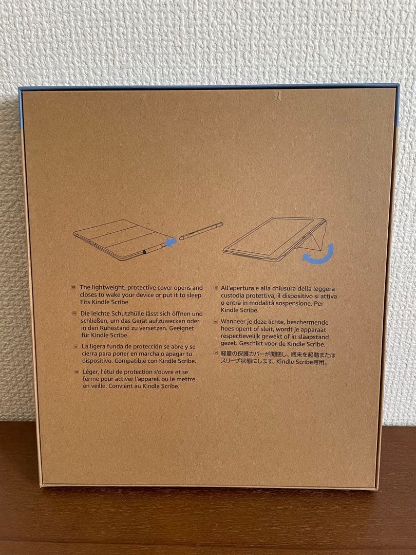kindle scribe 本体 プラントベースレザーケース付き