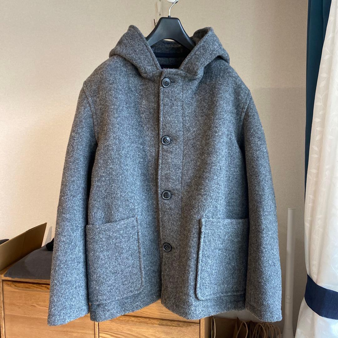 Gloverall ウールスモック ショートフーデッドコート