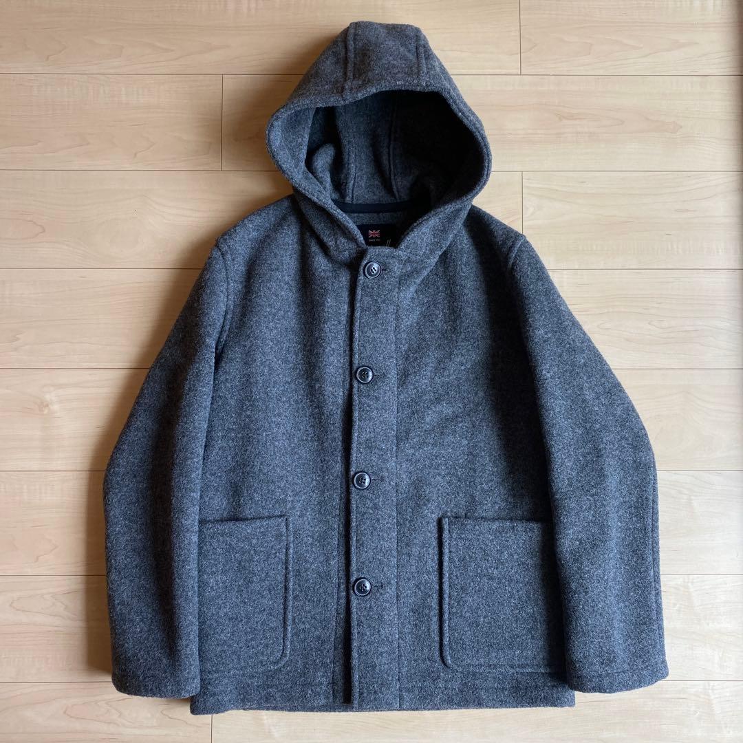 Gloverall ウールスモック ショートフーデッドコート