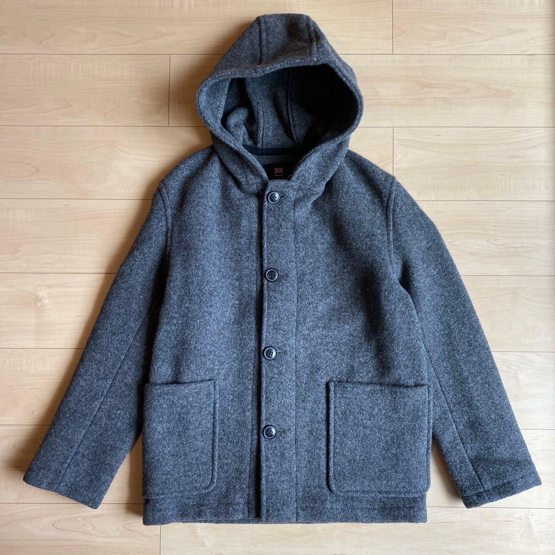 Gloverall ウールスモック ショートフーデッドコート