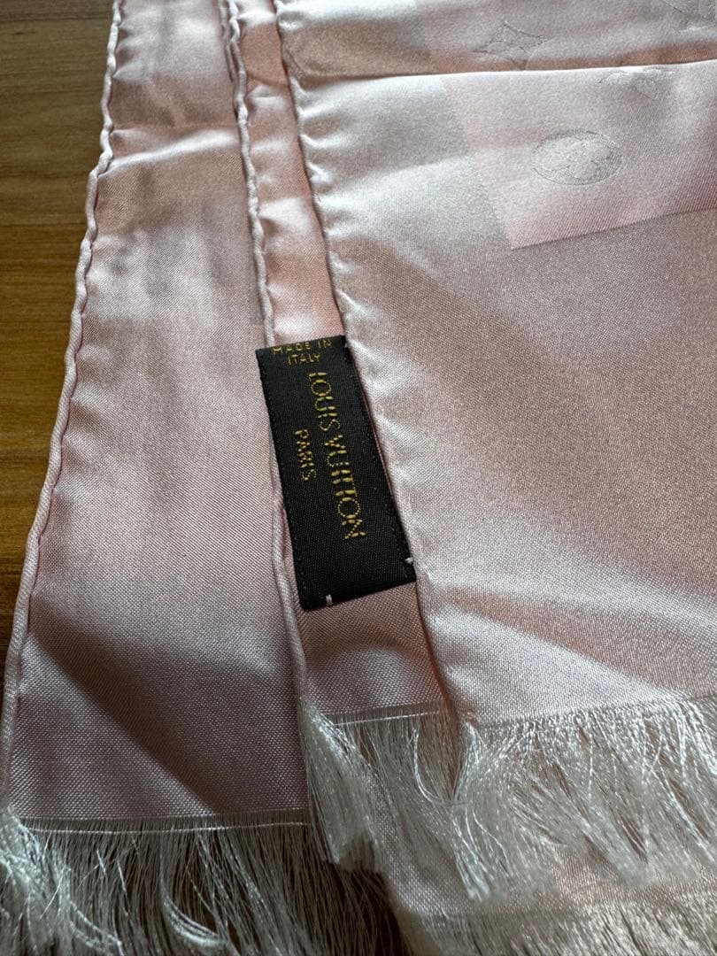 ***様 Louis Vuitton シルク ストール ピンク