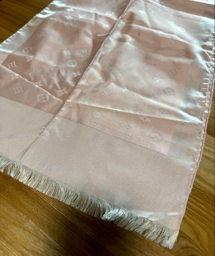 ***様 Louis Vuitton シルク ストール ピンク