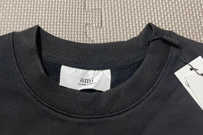 Ami Paris ブラック スウェット M
