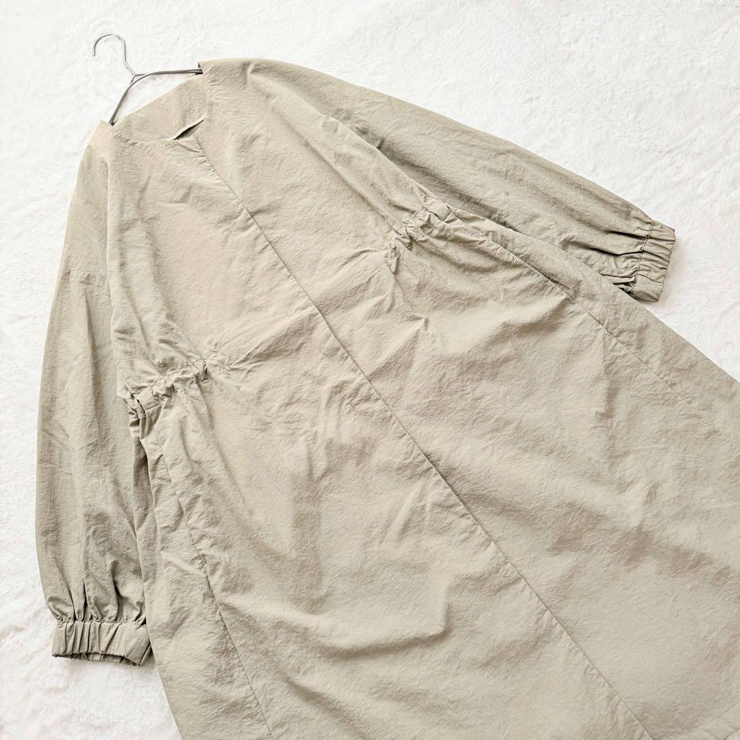 未使用級✨ビアズリー　バルーン袖フレアコート　ベージュ　Fサイズ 25年モデル