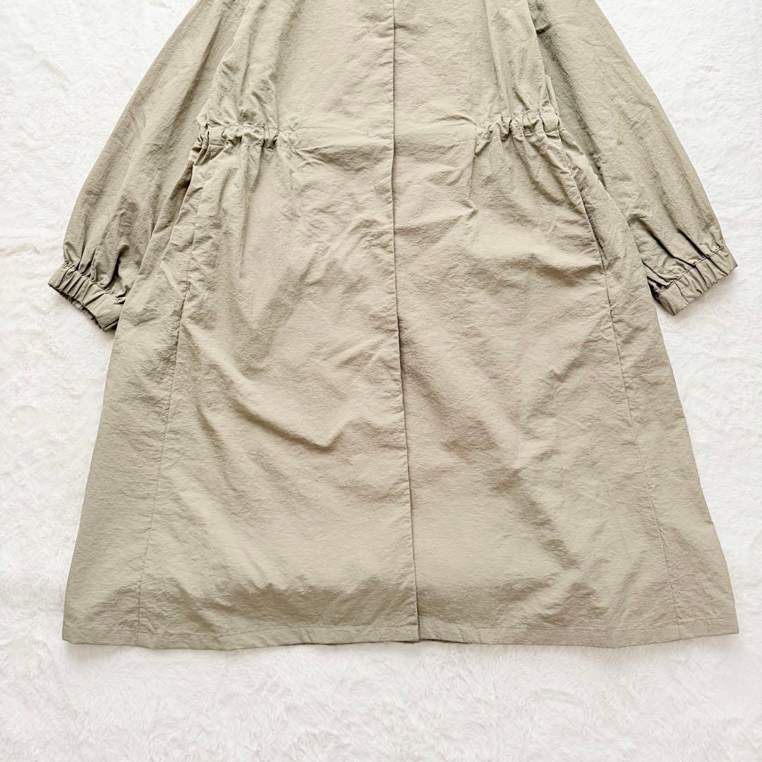 未使用級✨ビアズリー　バルーン袖フレアコート　ベージュ　Fサイズ 25年モデル