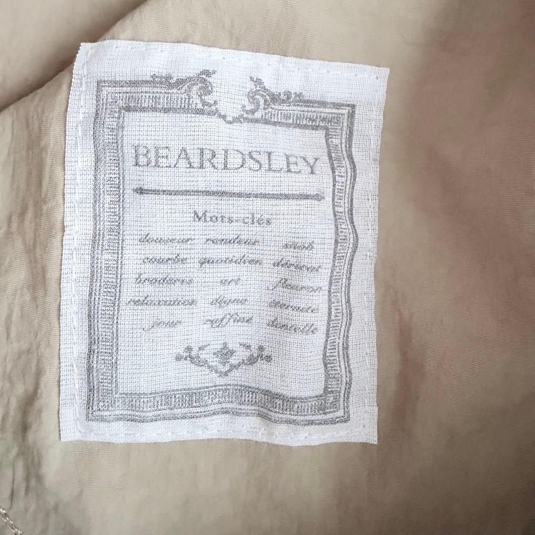 未使用級✨ビアズリー　バルーン袖フレアコート　ベージュ　Fサイズ 25年モデル