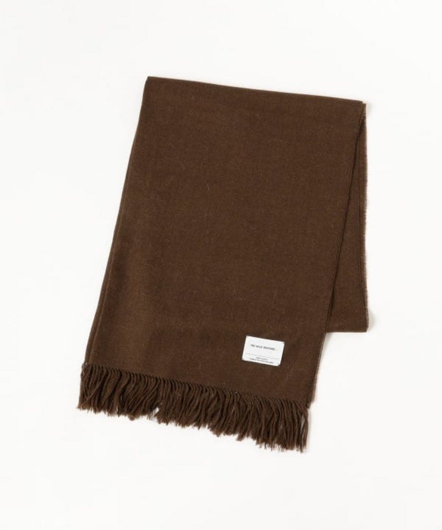 THE INOUE BROTHERS ベビーアルパカ ノンブラッシュマフラー大判