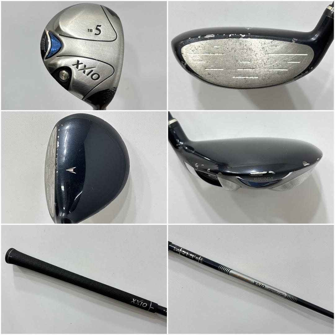 メンズ右利き初心者用　ゼクシオ5＆6代目　ゴルフクラブセット　W-2453