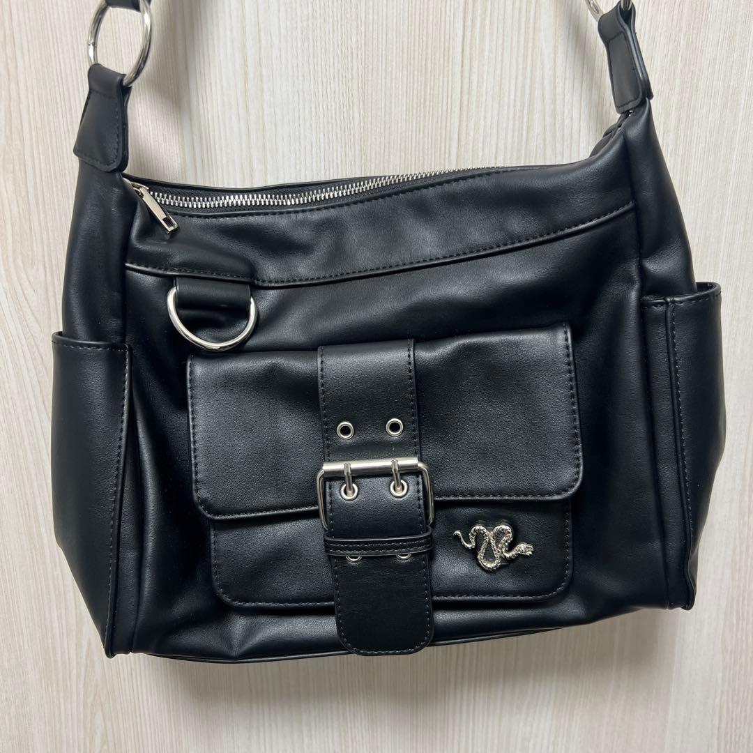 バッグ gibous snake bone belt shoulder bag
