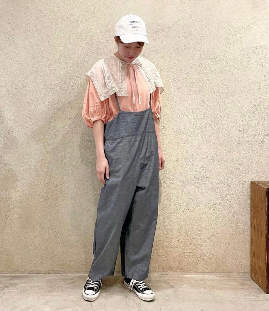 ゆかまま◡̈nest robe |UpcycleLinoダンガリーサロペット