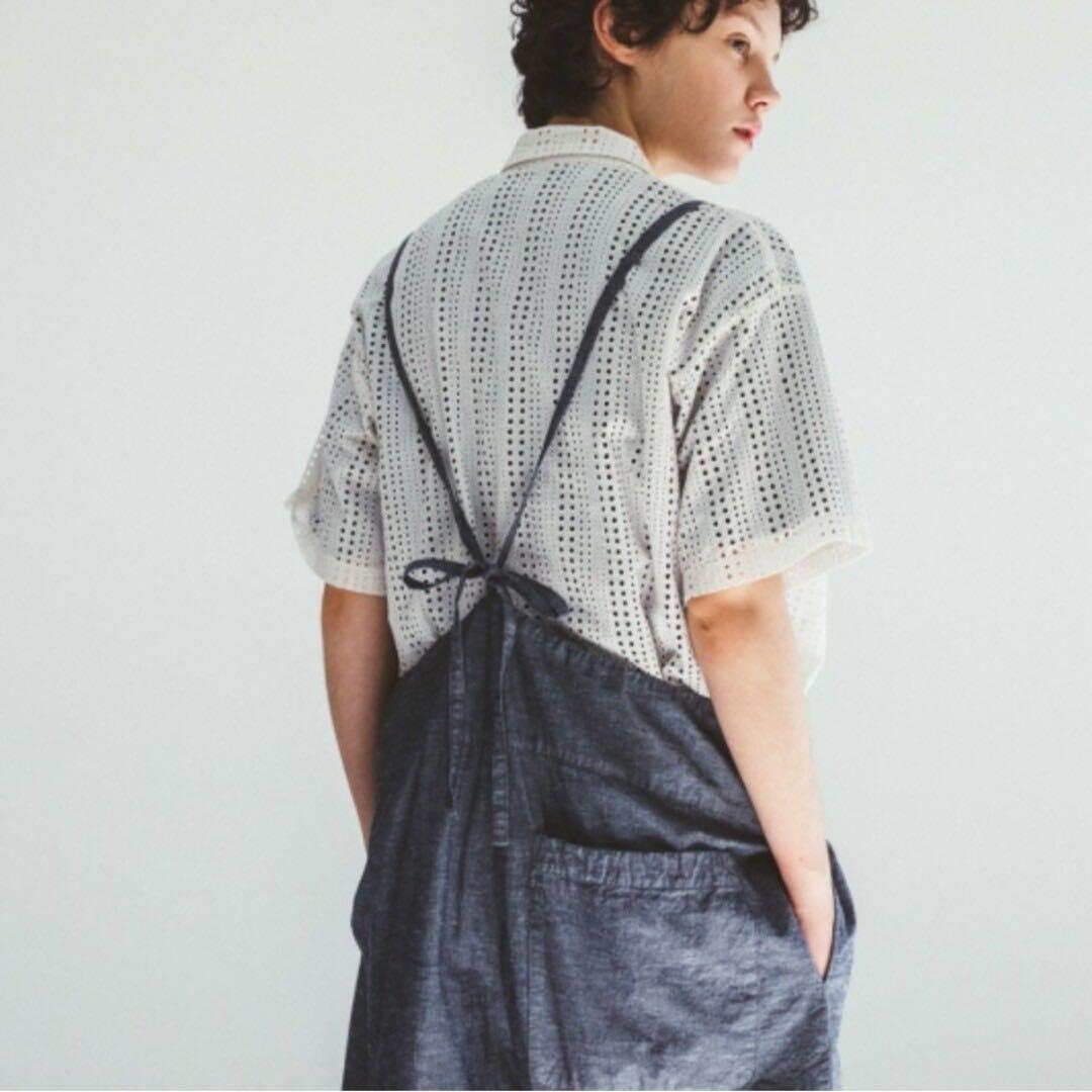 ゆかまま◡̈nest robe |UpcycleLinoダンガリーサロペット