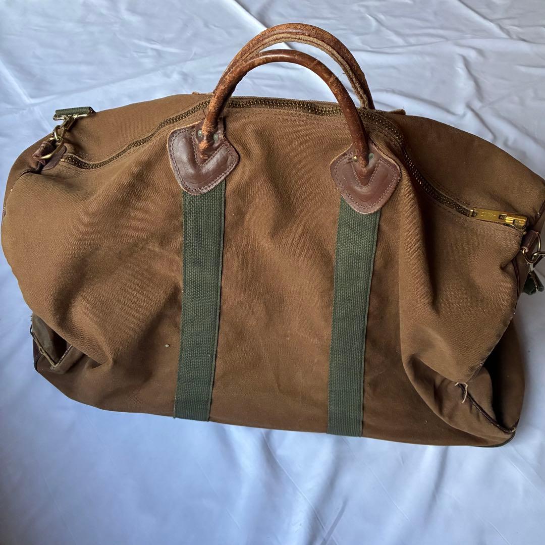 古着　80s　L.L.Bean　エルエルビーン　キャンバスボストンバッグ