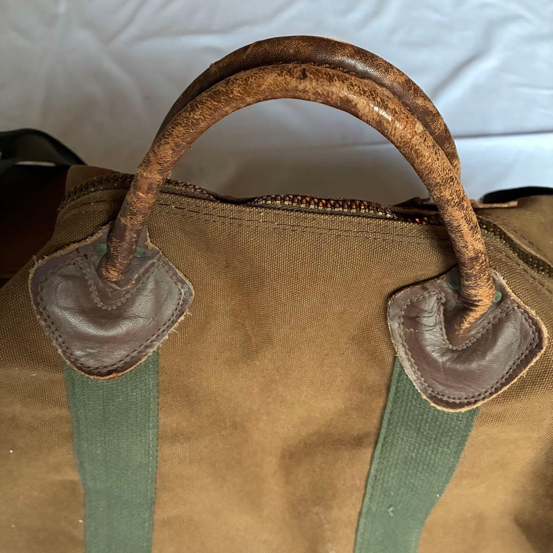 古着　80s　L.L.Bean　エルエルビーン　キャンバスボストンバッグ
