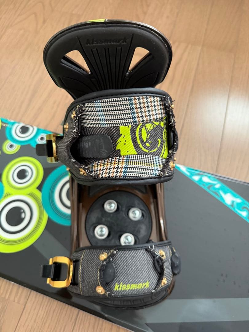 kissmarkボード,ビンディング,カバー2種類,ワックスのおまけ付き！