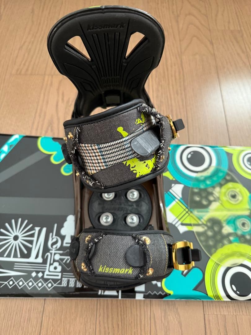 kissmarkボード,ビンディング,カバー2種類,ワックスのおまけ付き！