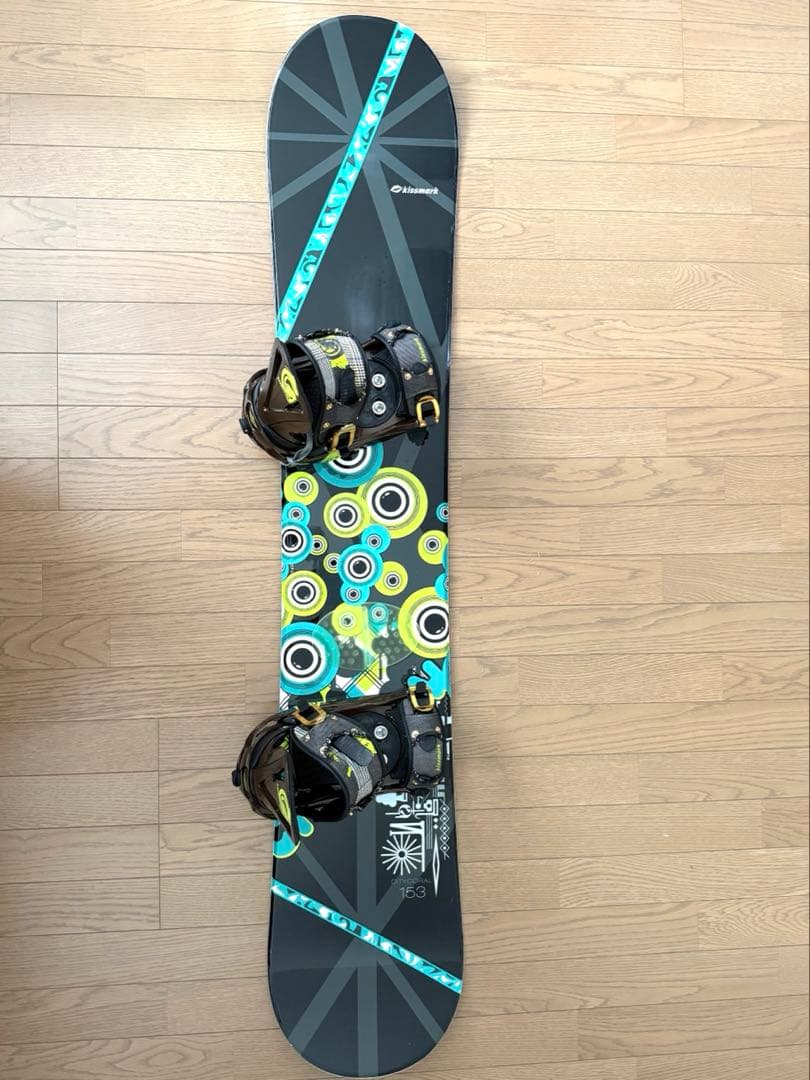 kissmarkボード,ビンディング,カバー2種類,ワックスのおまけ付き！