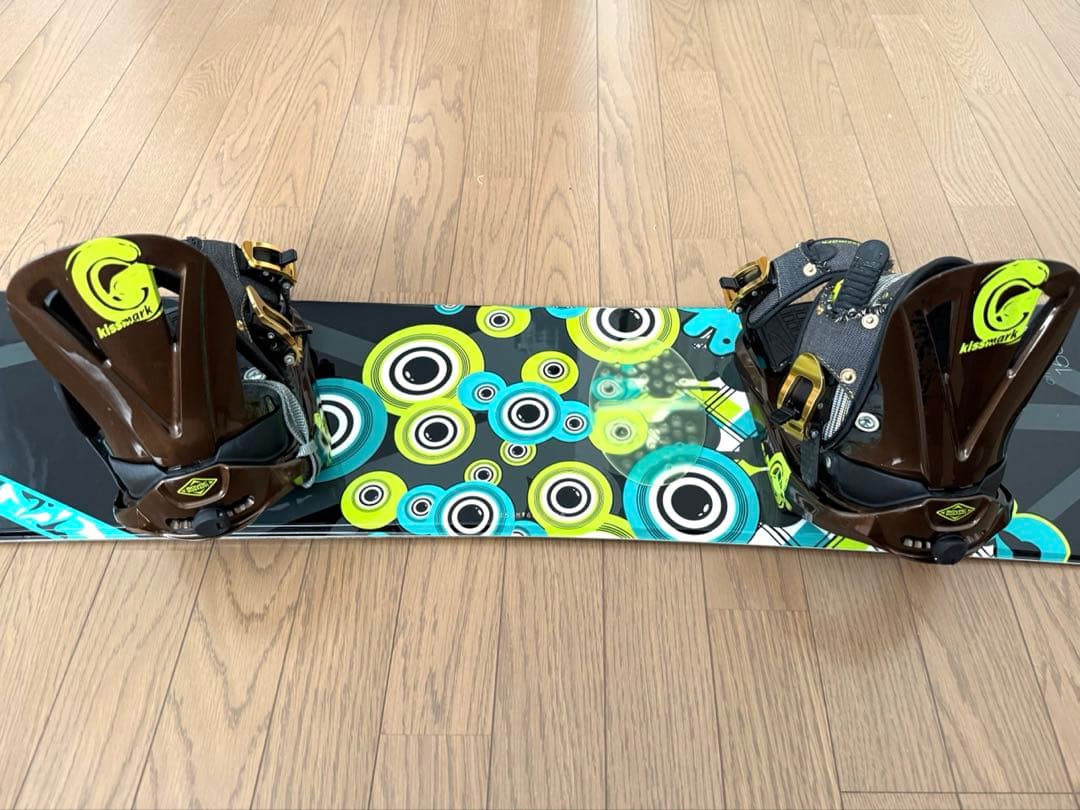 kissmarkボード,ビンディング,カバー2種類,ワックスのおまけ付き！