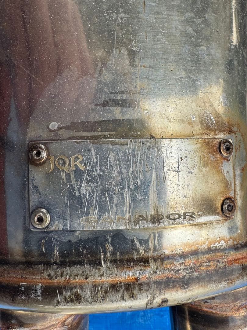 プリウス ZVW30 ガナドール ステンレススチール ダブルテールパイプマフラー