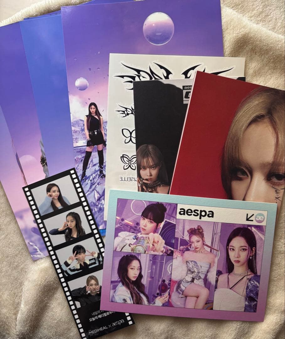 aespa ウィンター トレカセット ポストカード