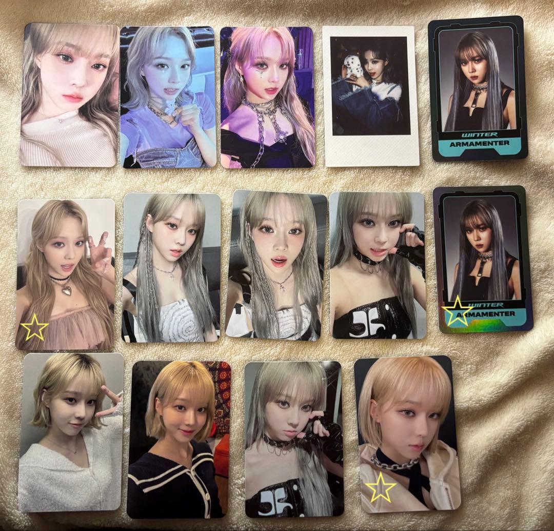 aespa ウィンター トレカセット ポストカード