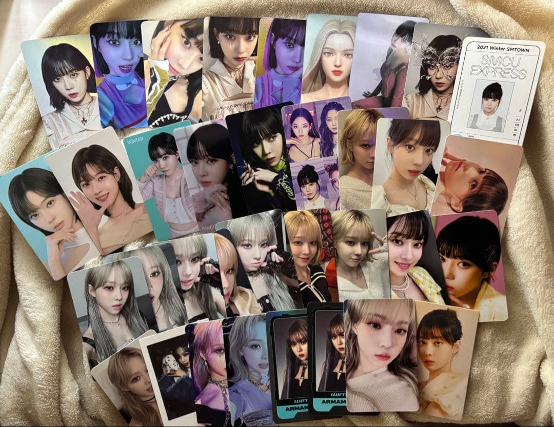 aespa ウィンター トレカセット ポストカード